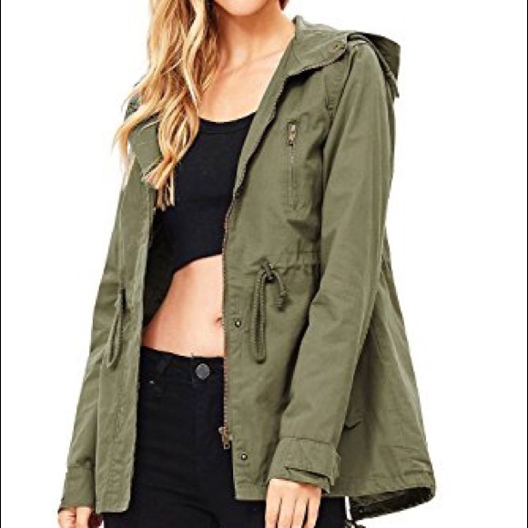 womens cargo jacket with hood